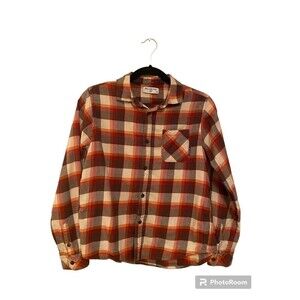 Plaid Button-Up Shirt